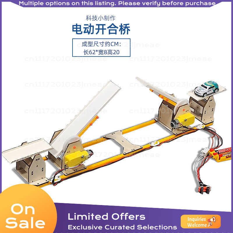 Science Project Kit - Electric Opening Lifting Bridge DIY Model