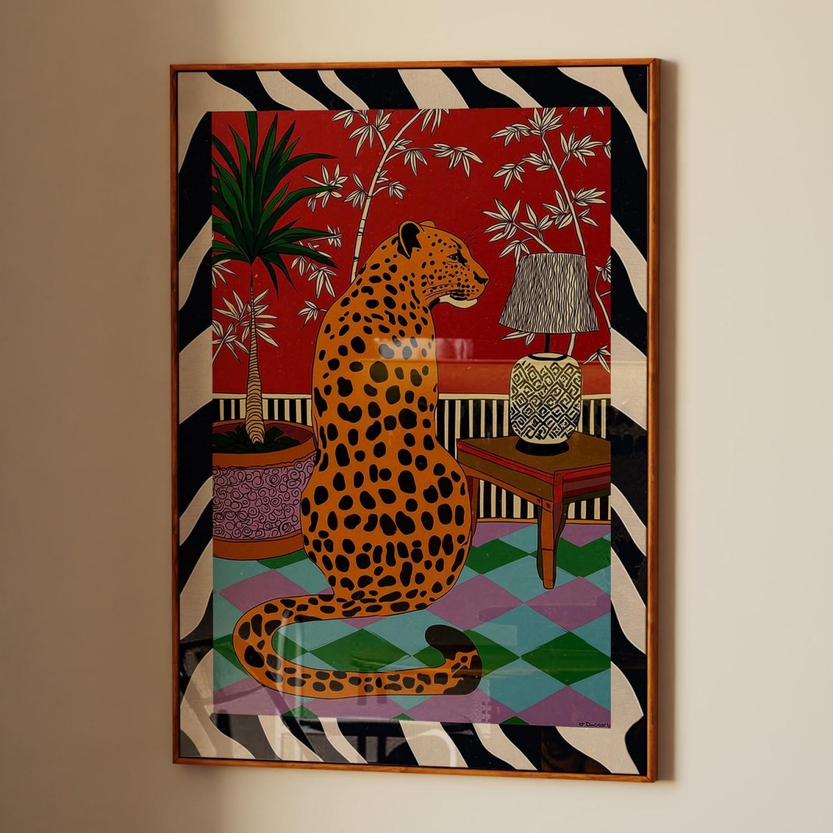 Star Map Poster - Dopamine Leopard Canvas Prints Poster Modern