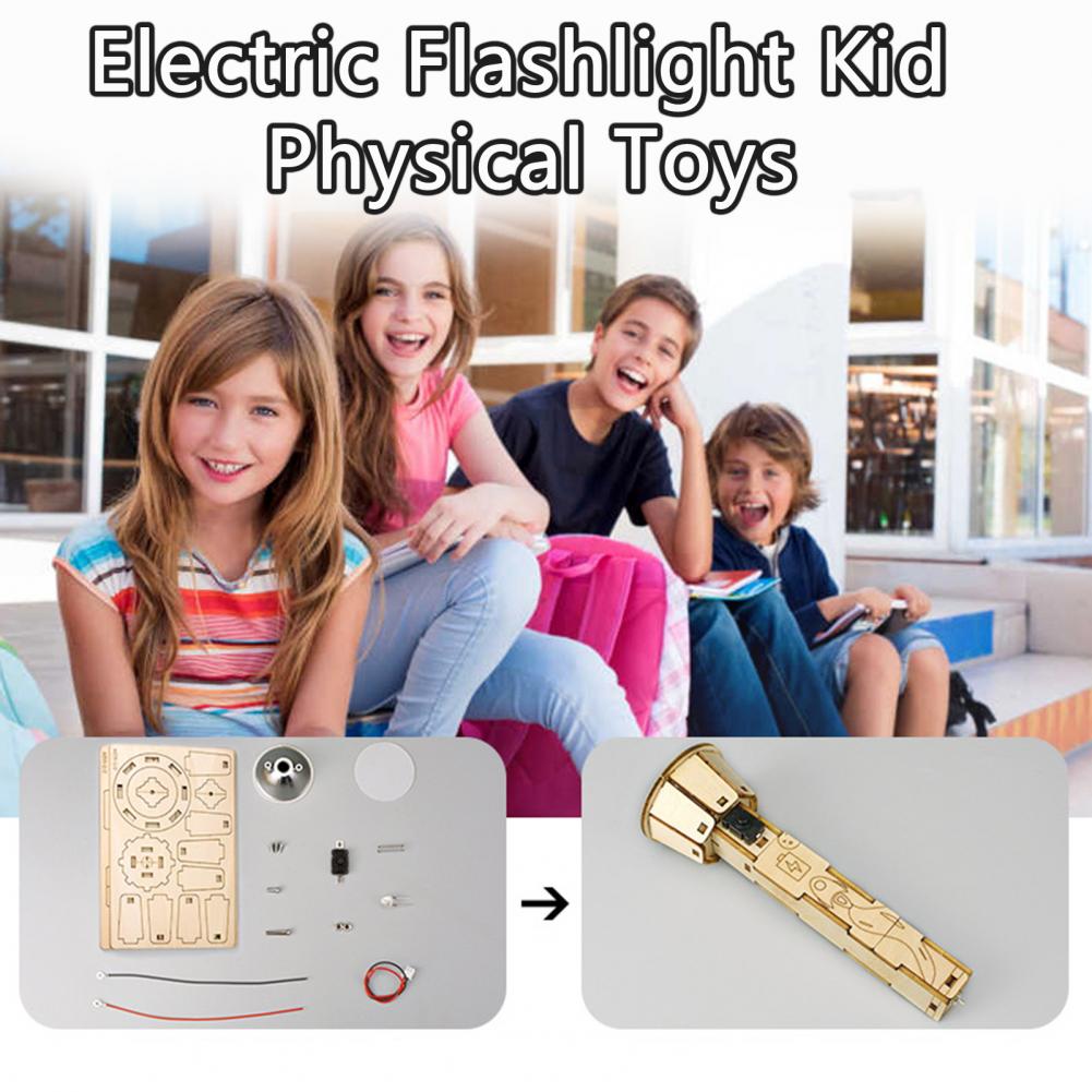 Wooden DIY Flashlight Puzzle K - Science Project Kit 评论和价格