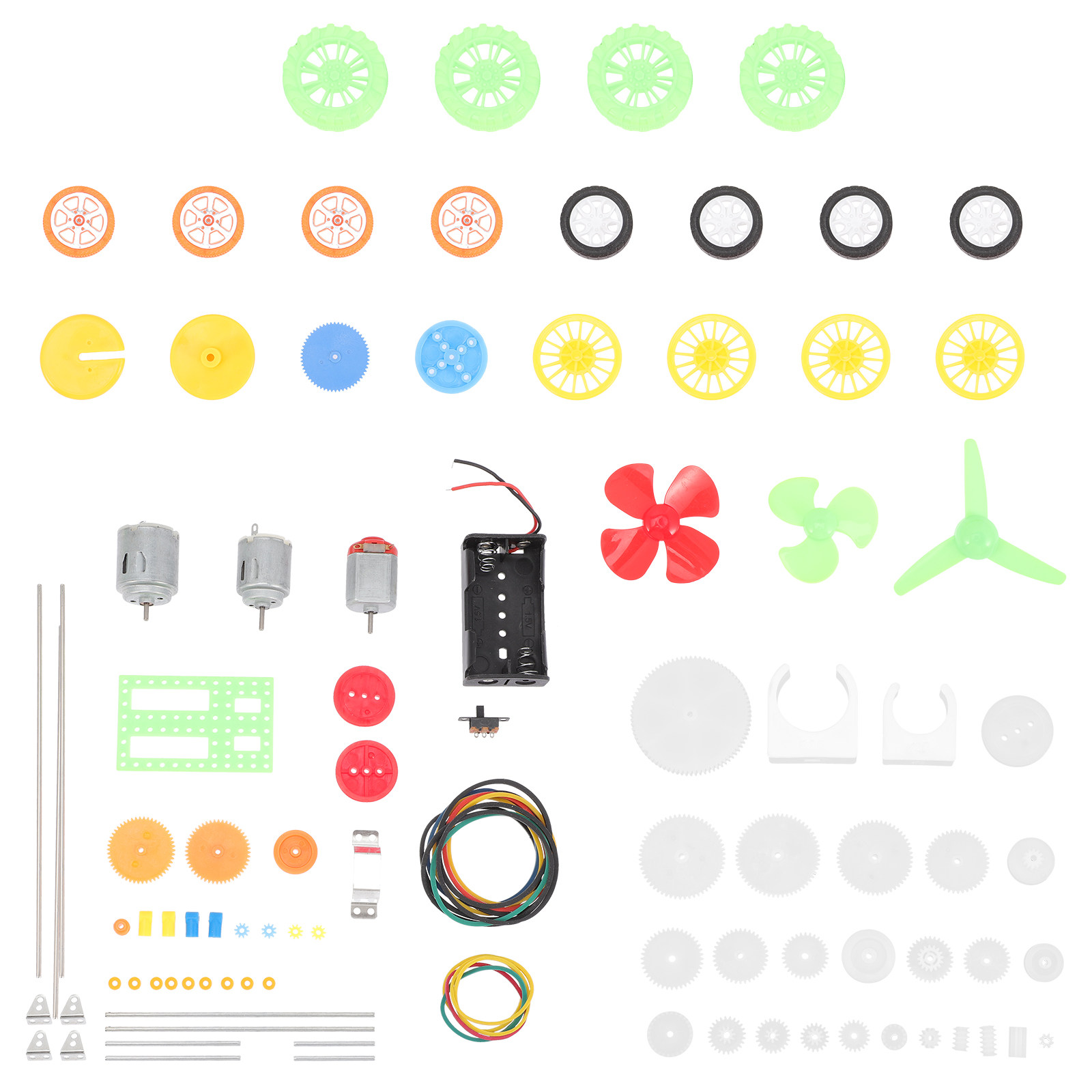 DC Motor Kit 112Pcs Plastic Wh - Science Kit 评论和价格