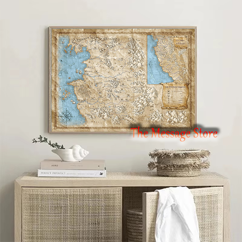 Witcher World Map Continent Lo - Star Map Poster 评论和价格
