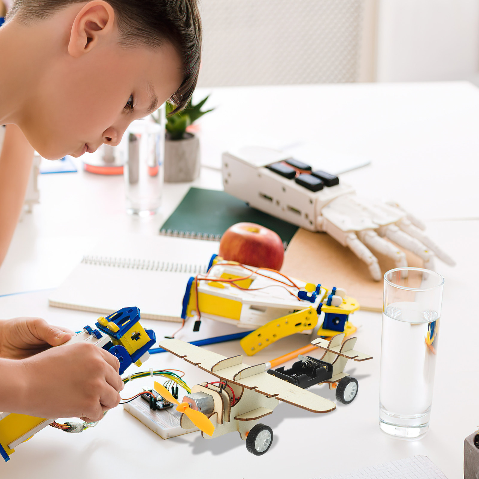 1Set Wooden Glider Plane DIY S - Science Project Kit 评论和价格