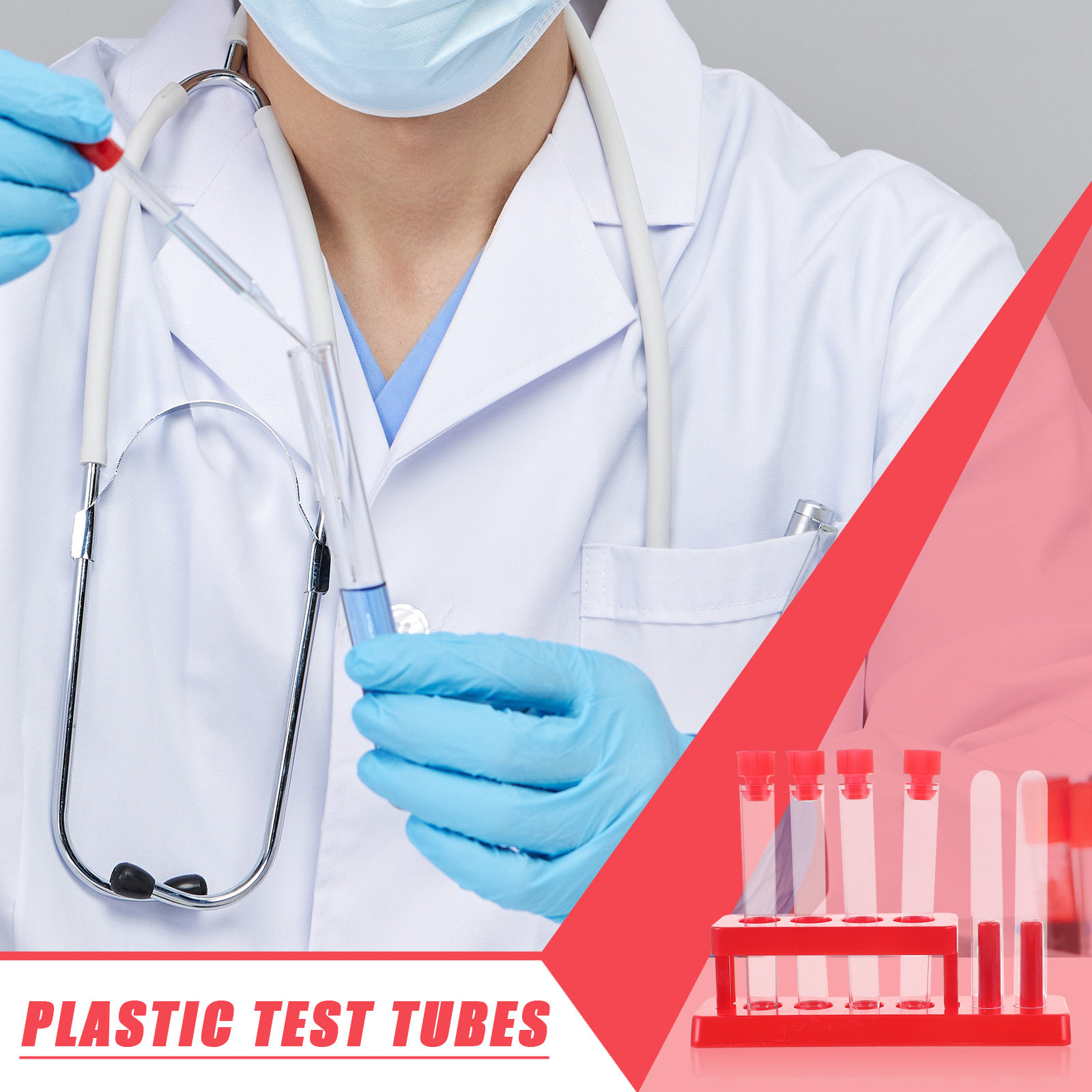 1Set Test Tube Rack Kit Safe P - Science Kit 评论和价格
