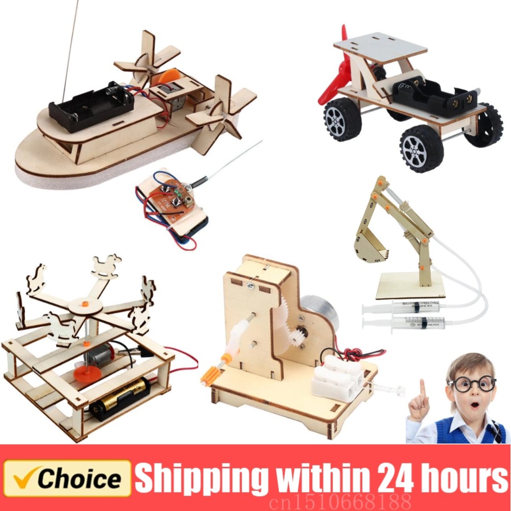 DIY Boat Model Science Toys Ki - Science Project Kit 评论和价格